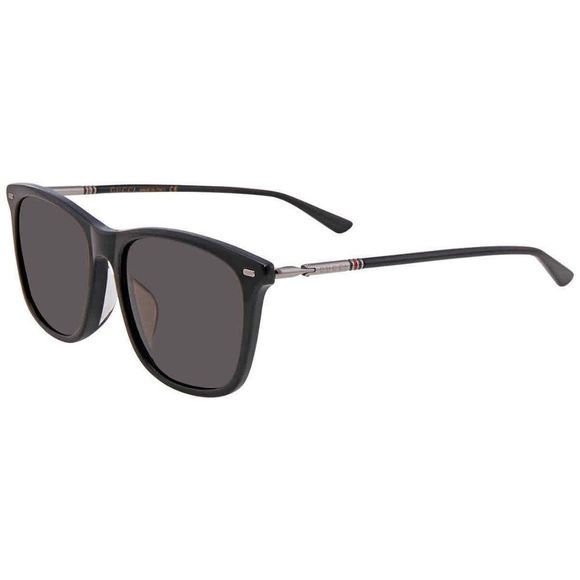 NEW Gucci Grey Square Unisex Sunglasses - Picture 1 of 4
